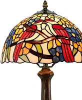 Dale Tiffany Lovebirds Floral Table Lamp