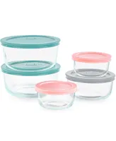 Pyrex Simply Store 10 Piece Glass Storage Set