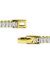 Giani Bernini Cubic Zirconia Baguette Tennis Bracelet, Created for Macy's