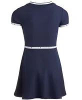 Tommy Hilfiger Big Girls Quarter Zip Dress