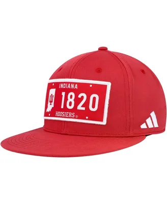 Men's adidas Crimson Indiana Hoosiers Established Snapback Hat
