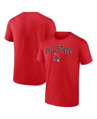 Men's Fanatics Red Ball State Cardinals Campus T-shirt