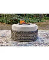 Harbor Court Ottoman with Cushion