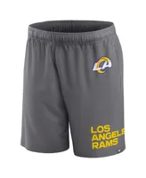 Men's Fanatics Gray Los Angeles Rams Clincher Shorts