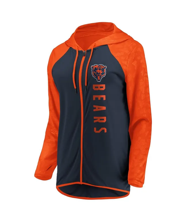 Chicago Bears Fanatics Branded Women's Set To Fly Pullover Hoodie - Heather  Navy