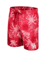 Men's Colosseum Red Houston Cougars What Else is New Swim Shorts