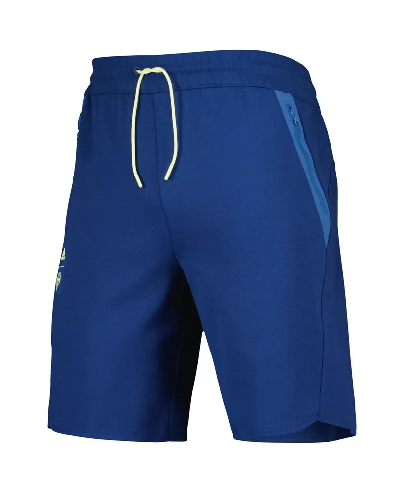 Men's adidas Navy Seattle Sounders Fc 2023 Player Travel Shorts