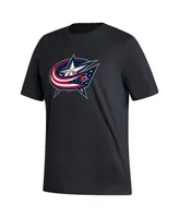 Men's adidas Zach Werenski Black Columbus Blue Jackets Reverse Retro 2.0 Name and Number T-shirt