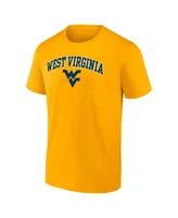 Men's Fanatics Gold West Virginia Mountaineers Campus T-shirt