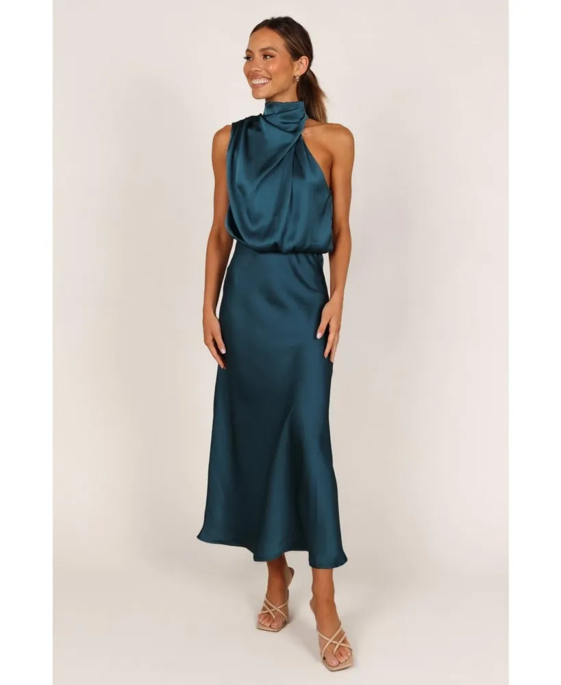 Petal and Pup Women's Anabelle Halter Neck Midi Dress