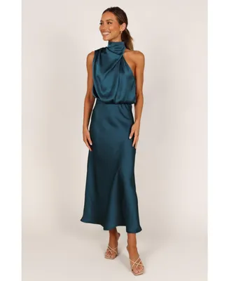 Petal and Pup Women's Anabelle Halter Neck Midi Dress