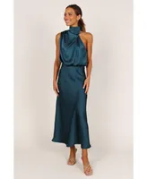 Petal and Pup Women's Anabelle Halter Neck Midi Dress