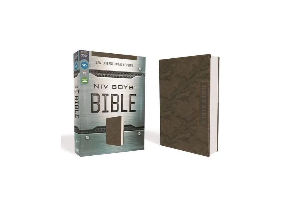 Niv, Boys Bible, Leathersoft, Brown Camo, Comfort Print by Zondervan