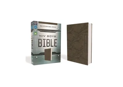 Niv, Boys Bible, Leathersoft, Brown Camo, Comfort Print by Zondervan