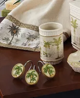 Avanti Colony Palm Tree Textured Ceramic 12-Pc. Shower Curtain Hooks