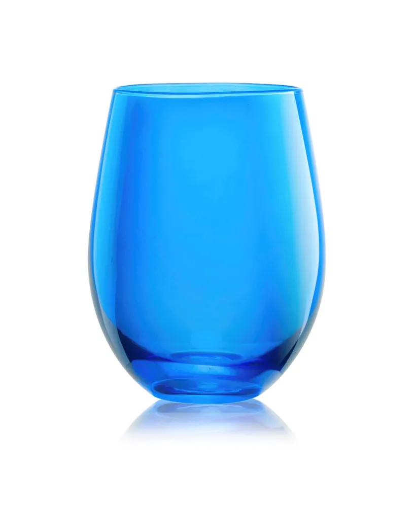 Carnival Stemless 19 oz Wine Glasses, Set of 4