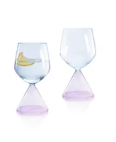 Qualia Glass Venice Wine Glasses, Set of 2