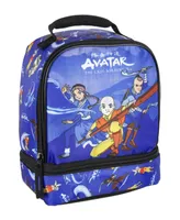 Nickelodeon Avatar The Last Airbender Character Aang Katara Sokka Zuko Cartoon Dual Compartment Lunch Box Bag