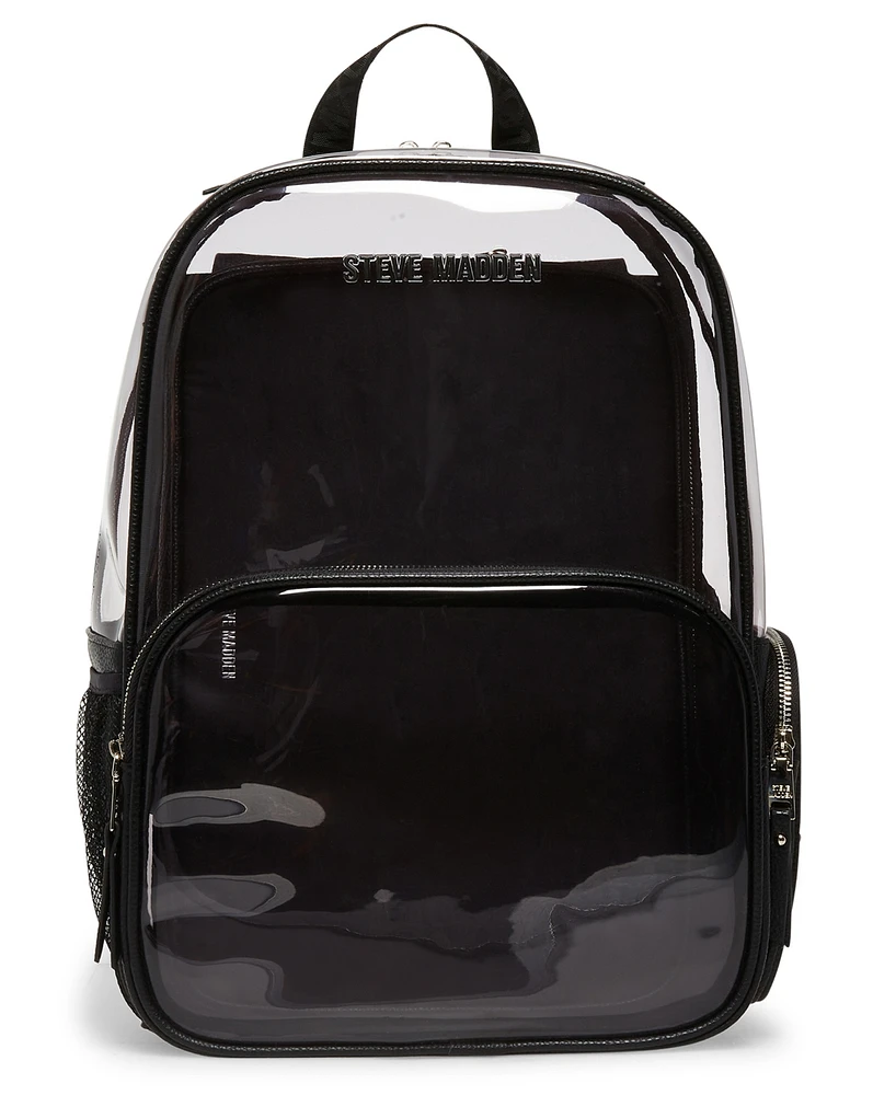 Steve Madden Clear Backpack with Laptop Pouch