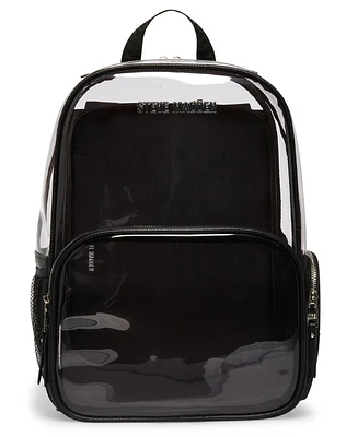 Steve Madden Clear Backpack with Laptop Pouch