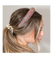 Headbands of Hope Women's Traditional Headband - Rainbow Dots