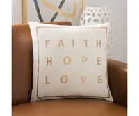 Safavieh Faith 18" x 18" Pillow