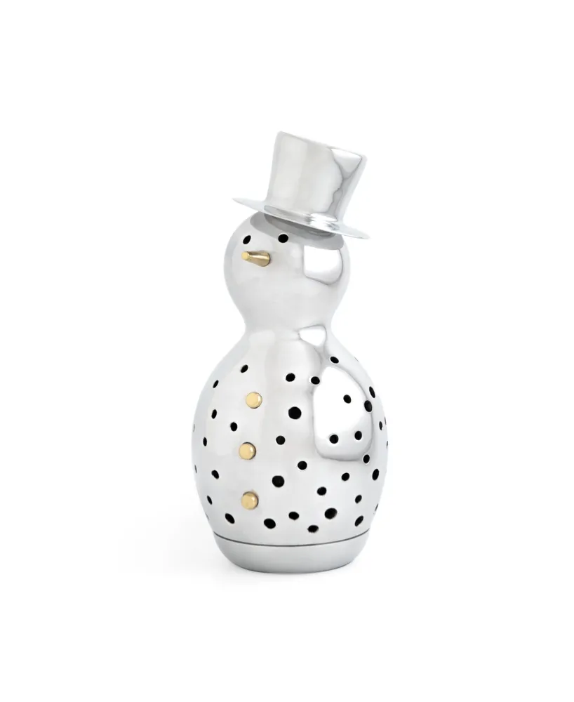 Nambe Snowman Luminary