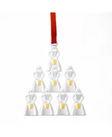 Nambe Twelve Days of Christmas Ornament, 8 Maids a Milking