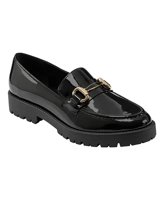 Bandolino Women's Franny Lug Sole Hardware Loafers