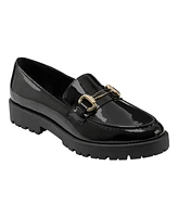 Bandolino Women's Franny Lug Sole Hardware Loafers