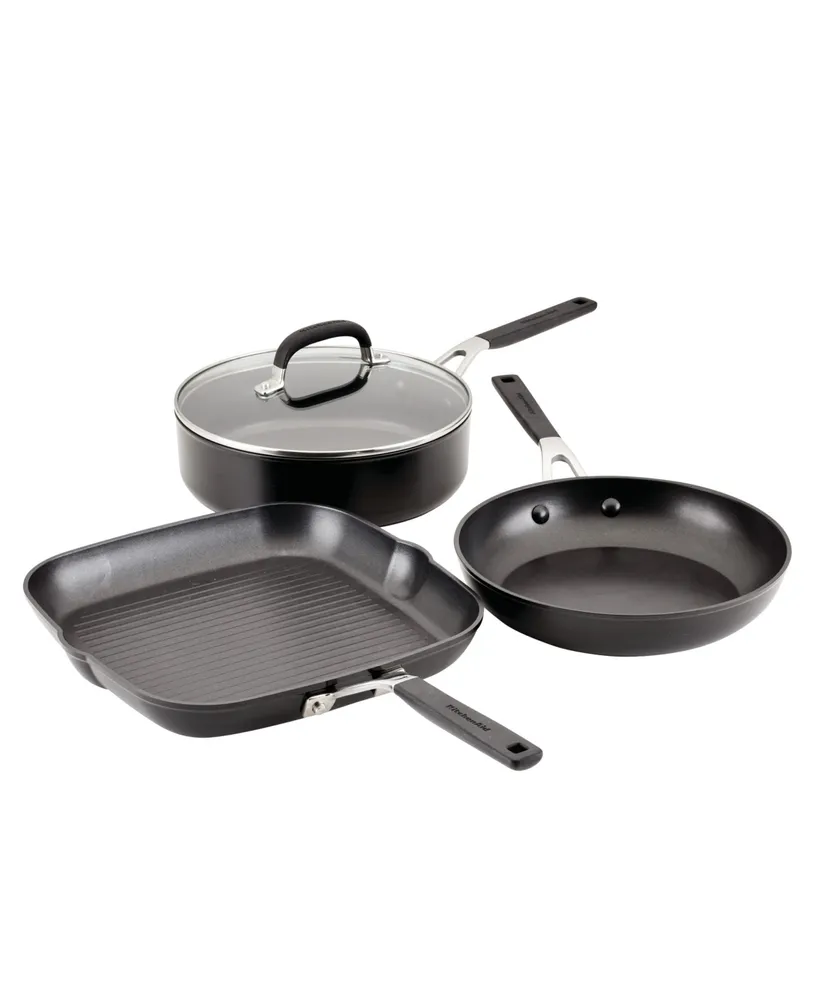 KitchenAid Stainless Steel Cookware Set, 8 Piece