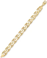 Men's Mariner Link Chain Bracelet (13.5mm) in 14k Gold-Plated Sterling Silver