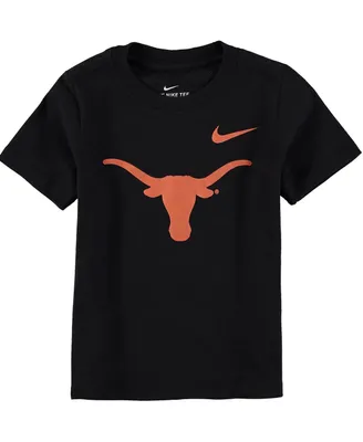 Toddler Boys and Girls Nike Black Texas Longhorns Logo T-shirt