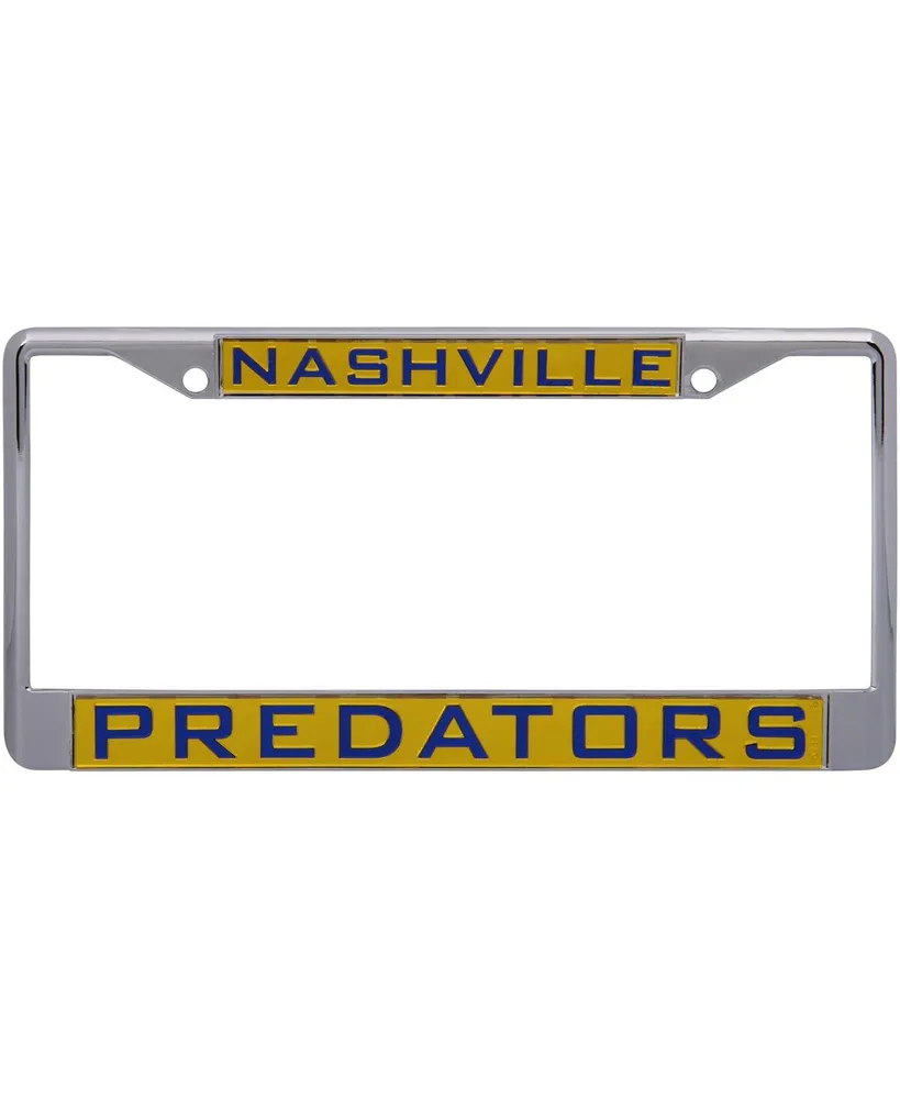 Wincraft Nashville Predators Laser Inlaid Metal License Plate Frame