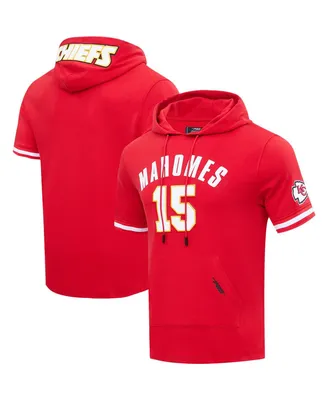 Men's Pro Standard Patrick Mahomes Red Kansas City Chiefs Player Name and Number Hoodie T-shirt