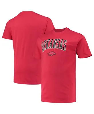 Men's Champion Cardinal Arkansas Razorbacks Big and Tall Arch Over Wordmark T-shirt