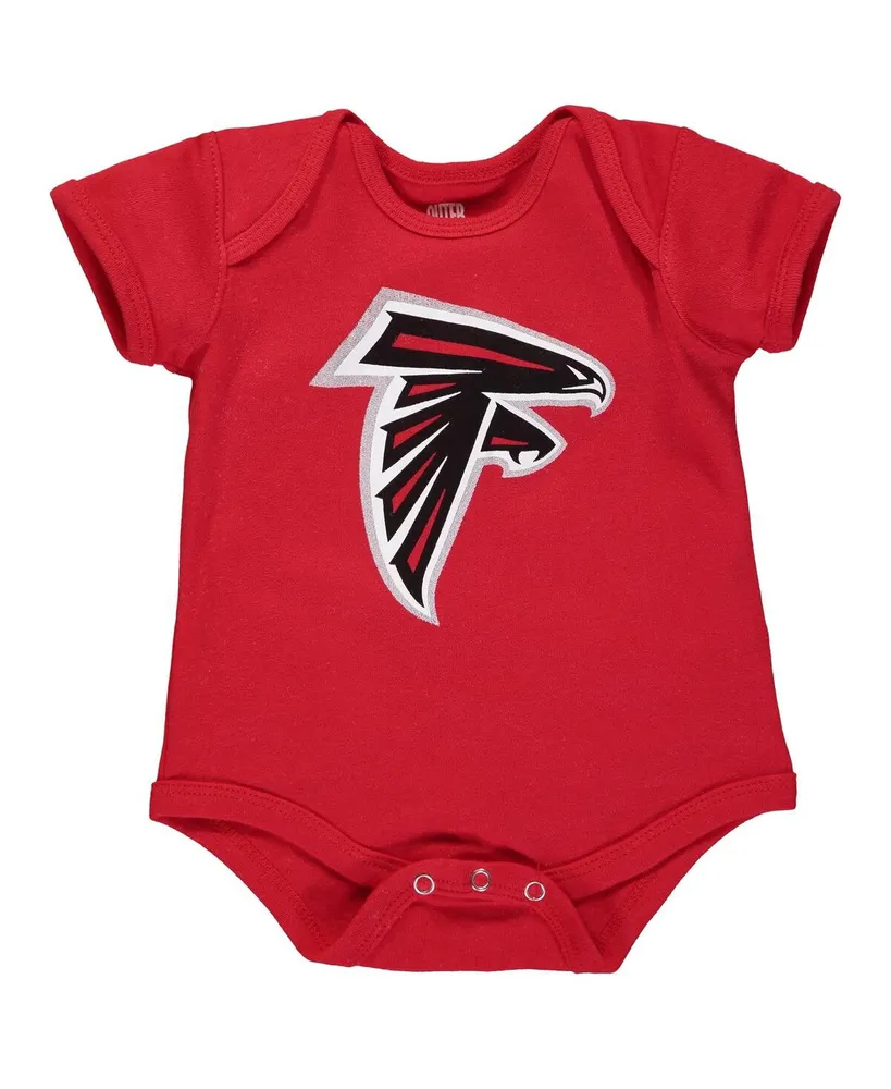 Newborn Boys and Girls Red Atlanta Falcons Team Logo Bodysuit