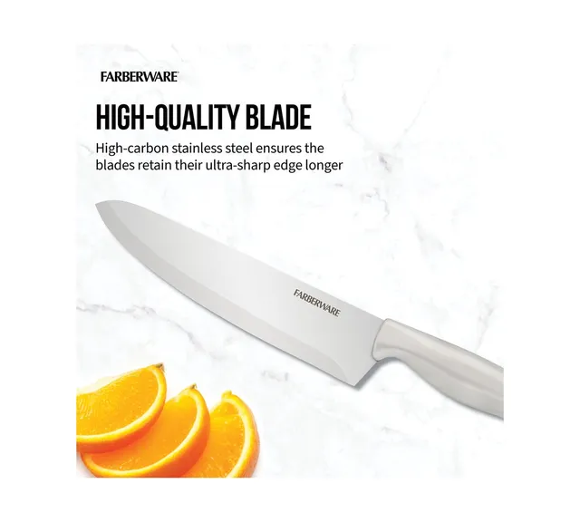 Farberware Edgekeeper 15-Piece Cutlery Set - Charcoal