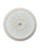 Denby Halo Speckle Dinner Plates, Set of 4