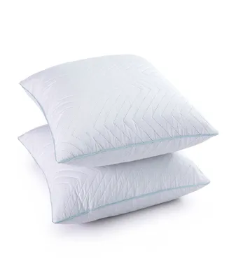 Unikome Wave Quilted Down and Feather 2-Pack Insert Pillows, 26" x 26"