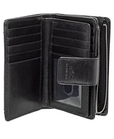 Mancini South Beach Rfid Secure Mini Clutch Wallet