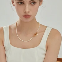 Joey Baby 18K Gold Plated Freshwater Pearls - Carrie Necklace