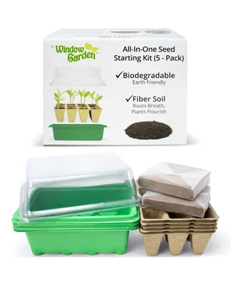 Window Garden Seed Starter Kit (5 Pack)