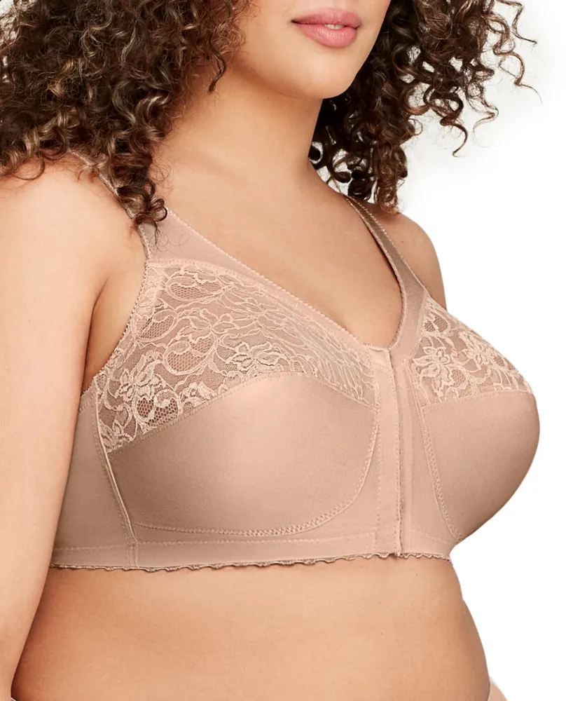 Glamorise Women's Full Figure Plus MagicLift Front Close Support