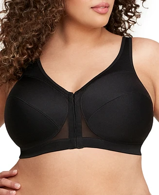 Women's Full Figure Plus MagicLift Front Close Posture Back Support Bra 1265