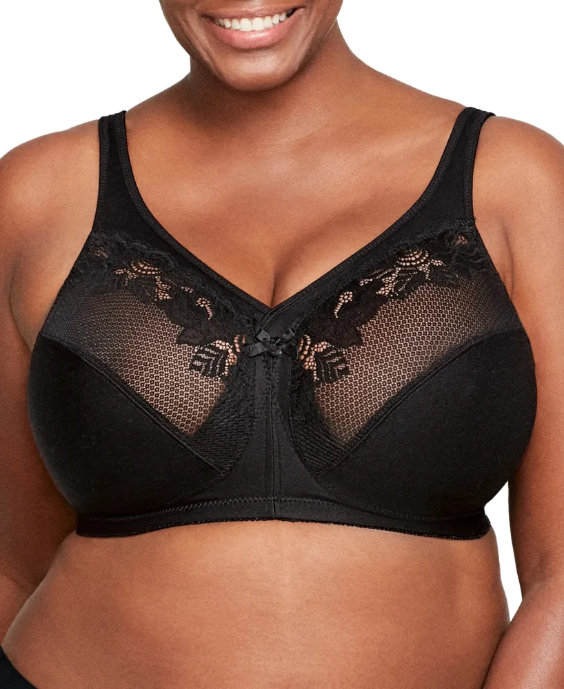 Glamorise Women's Full Figure Plus MagicLift Front Close Support