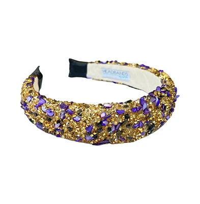 Women's All That Glitters Headband - Purple + Gold