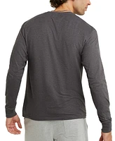 Champion Men's Script-Logo Long Sleeve Tshirt
