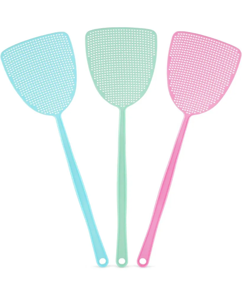 Zulay Kitchen Lightweight Flexible Flyswatter for Indoor & Outdoor Use (3 Pack)