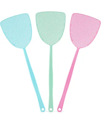 Zulay Kitchen Lightweight Flexible Flyswatter for Indoor & Outdoor Use (3 Pack)
